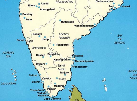 Harta India de Sud
